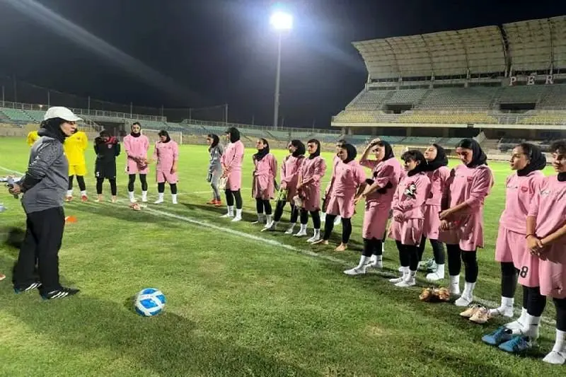برگزاری تمرینات تیم فوتبال بانوان پرسپولیس