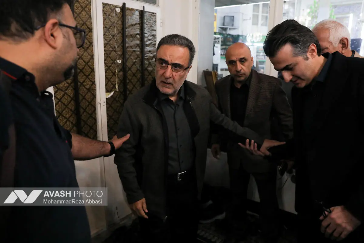 مراسم تشییع سید محمد تاج زاده