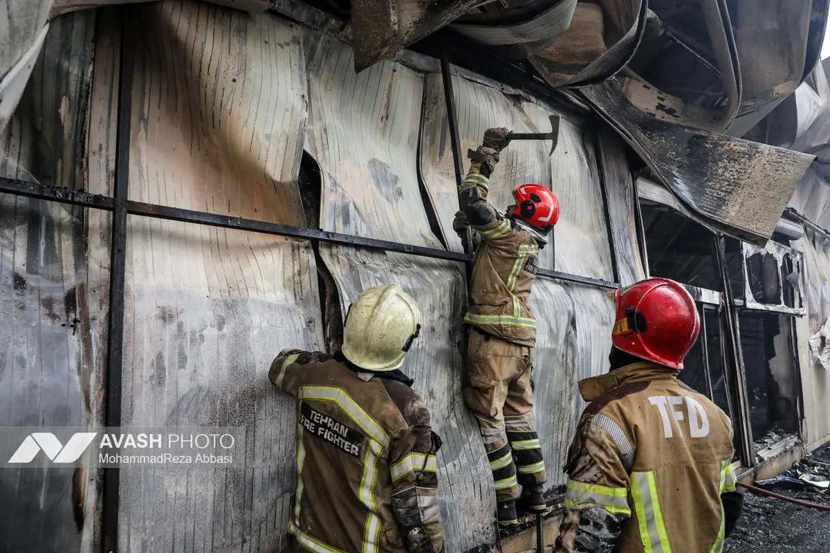 آتش‌سوزی بازار بزرگ جنت‌ - تهران