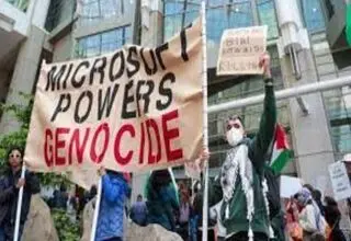تجمع مخالفان مداخله‌جویی در ایران در هلند