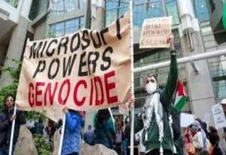 تجمع مخالفان مداخله‌جویی در ایران در هلند