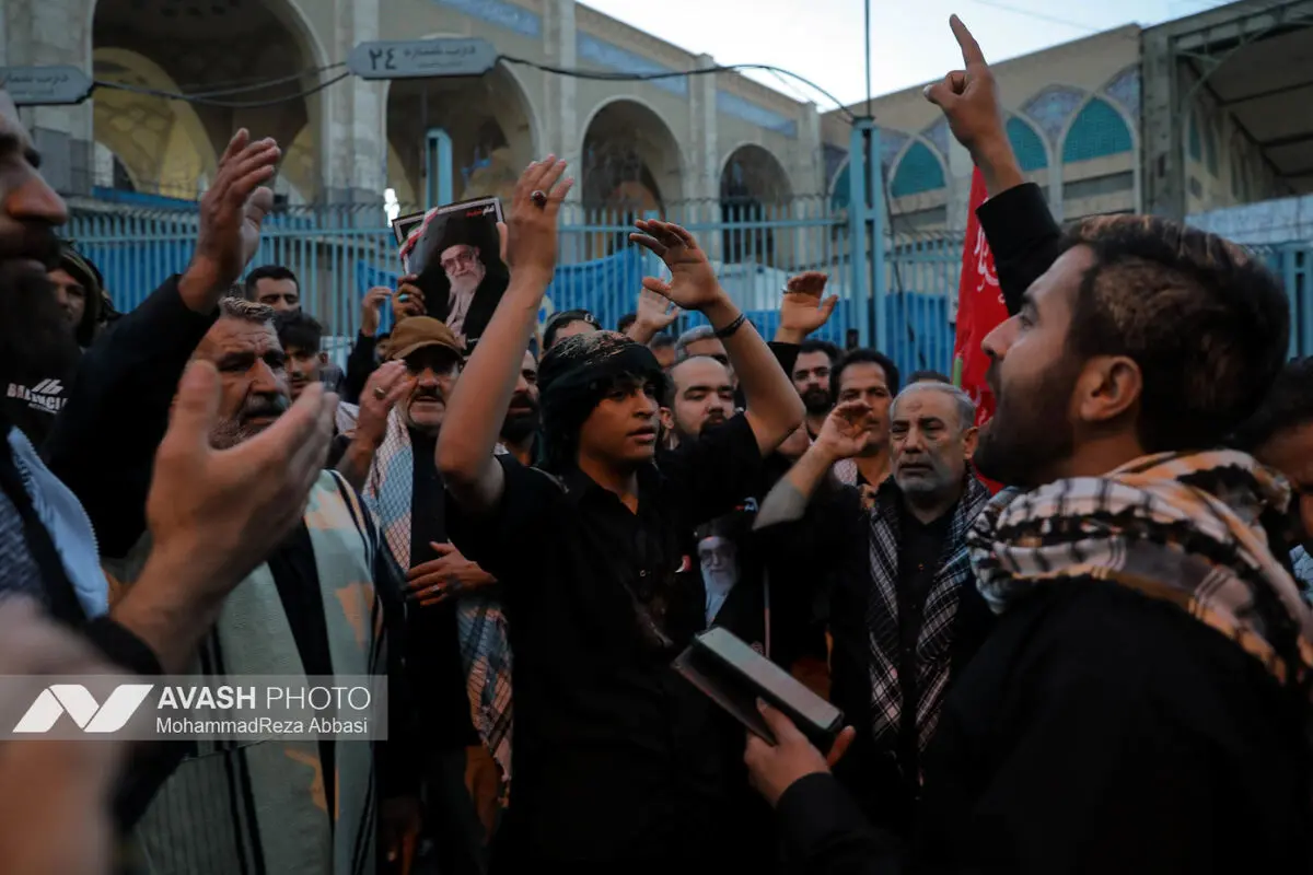 مراسم وداع با رهبر شهید انقلاب