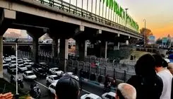 سقوط مرگبار مرد میانسال از پل نیایش تهران