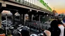 سقوط مرگبار مرد میانسال از پل نیایش تهران