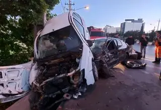 تصادف مرگبار در برخورد پژو ۲۰۶ با تیبا
