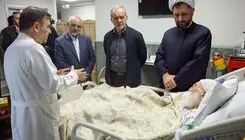 عیادت دکتر پزشکیان از حضرت آیت‌الله العظمی نوری همدانی