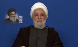 دیدار عراقچی با شیخ نعیم قاسم و تأکید بر حمایت از لبنان
