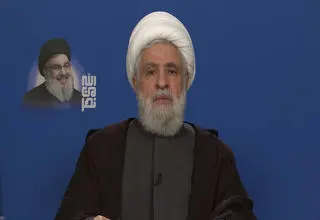 دیدار عراقچی با شیخ نعیم قاسم و تأکید بر حمایت از لبنان
