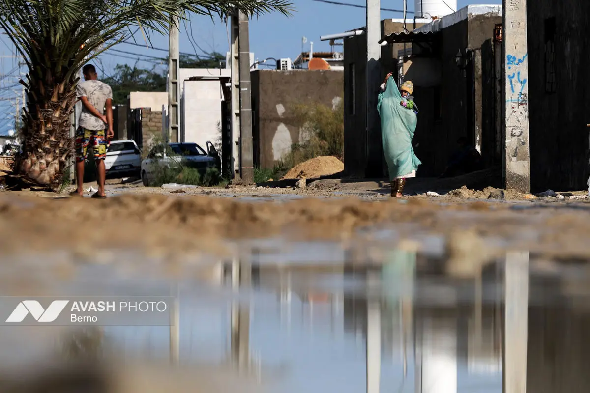 جزیره قشم پس از وقوع سیل