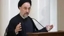 خاتمی: درست نیست صدای بلند در اختیار کسانی‌ باشد که تحریم را نعمت می‌دانند