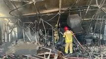 علت حادثه حریق در بازارچه جنت در دست بررسی است