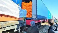 انتقال ۶۰ هزار تن کالا به افغانستان از طریق گذرگاه ریلی خواف-هرات