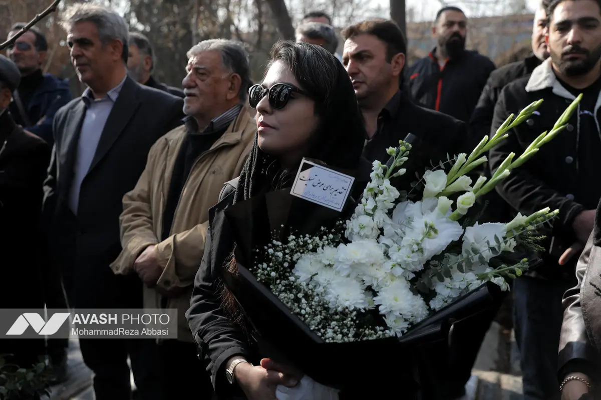 مراسم تشییع و خاکسپاری سعید پیر دوست