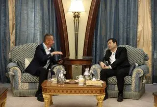 وزیر ورزش و رئیس فدراسیون جهانی قایقرانی با هم دیدار کردند