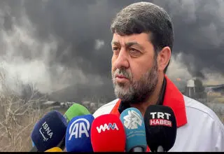کولیوند: هلال احمر در جنگ 40 روزه 6 هزار ماموریت انجام داد