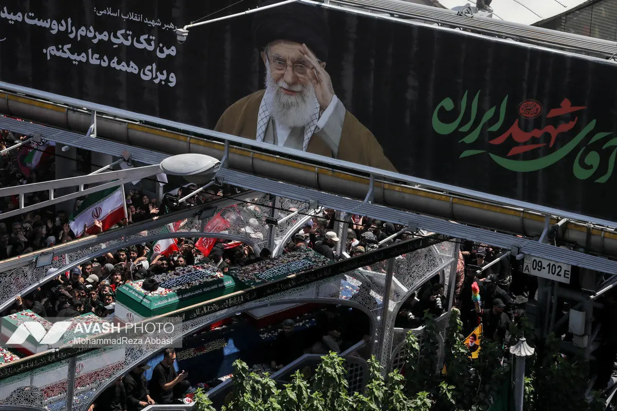 مراسم تشییع پیکر مطهر رهبر شهید انقلاب در تهران -