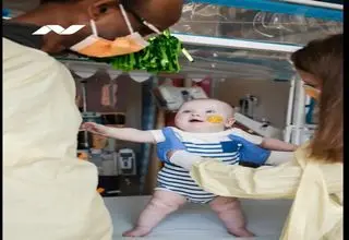 نوزادی که ژن‌هایش را جراحی کردند