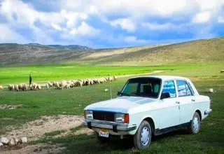 زایمان تلفنی در خودروی پیکان