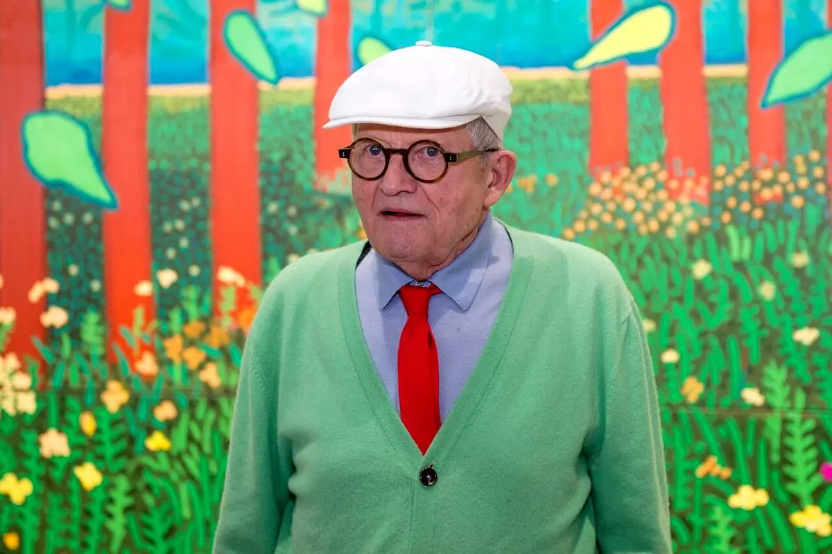 اثر مشهور «دیوید هاکنی» به حراج گذاشته شد