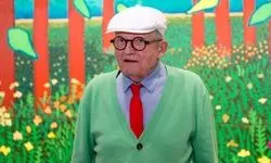 اثر مشهور «دیوید هاکنی» به حراج گذاشته شد