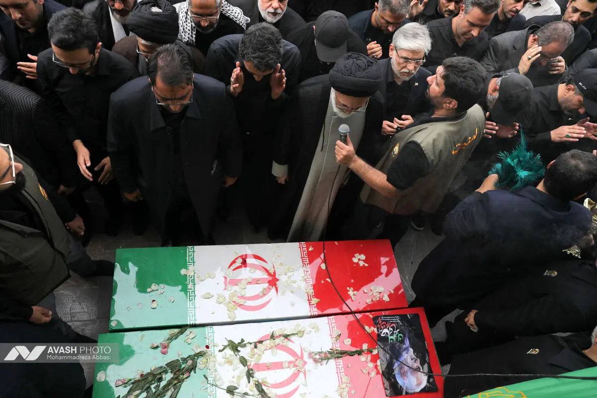 تشییع پیکر دکتر محمدمهدی طهرانچی در حرم حضرت عبدالعظیم حسنی (ع)