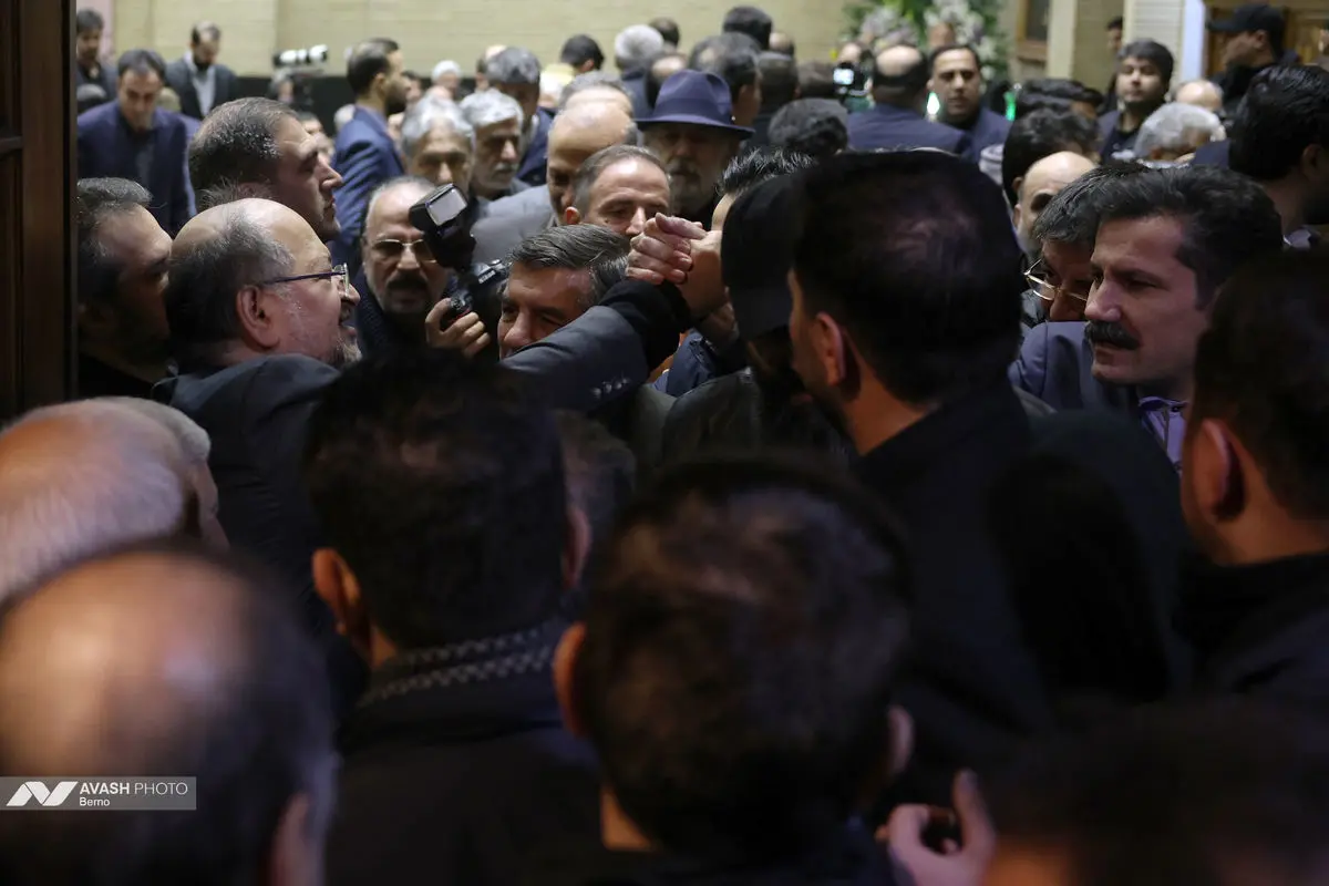 مراسم ختم والده محمد شریعتمداری مدیرعامل شرکت هلدینگ خلیج فارس