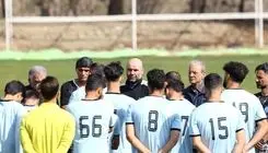 تمرین استقلال با کادر فنی نصفه نیمه