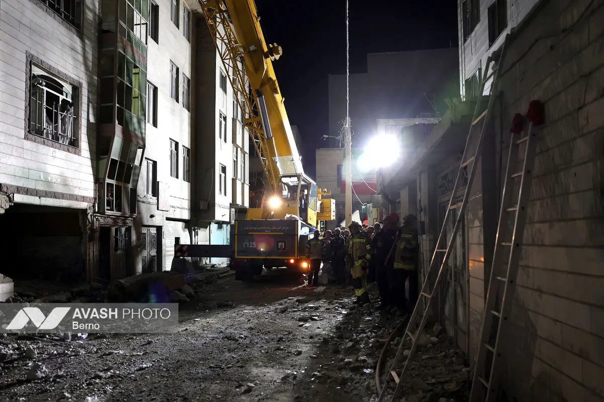 خسارات ناشی از تجاوز هوایی آمریکا و رژیم صهیونیستی تهران ـ۷ فروردین ۱۴۰۵