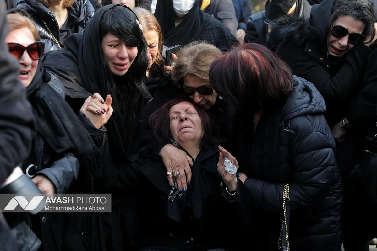 مراسم تشییع و خاکسپاری سعید پیر دوست