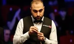 پایان کار حسین وفایی در لیگ قهرمانی ۲۰۲۶ اسنوکر          