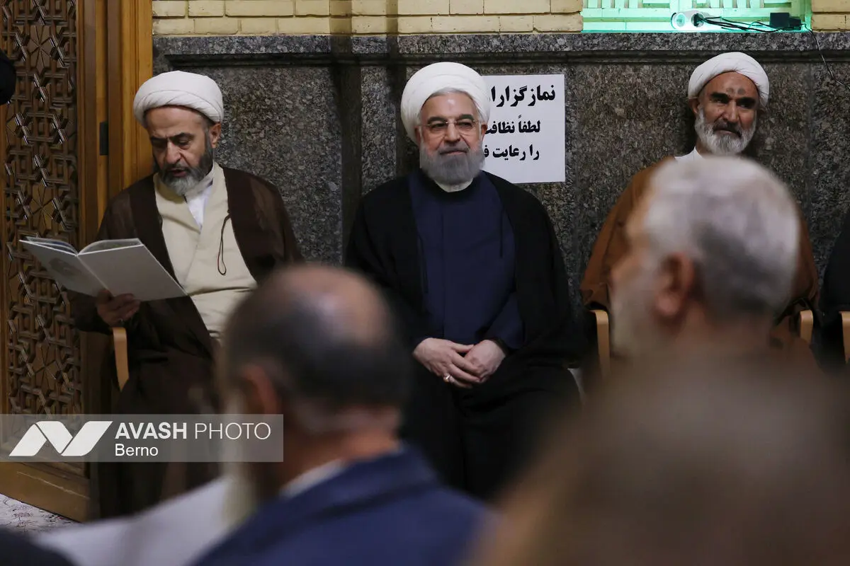 مراسم ختم همسر آیت‌الله سیستانی - تهران