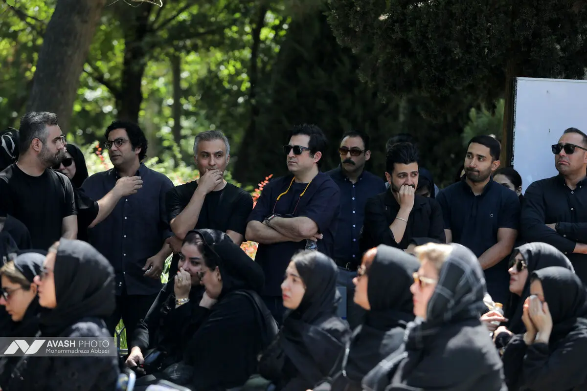 مراسم تشییع پیکر حمیدرضا درجاتی