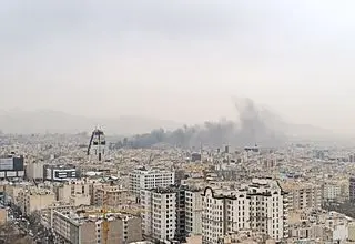 فوری؛ آتش‌سوزی در نیروگاه برق آلستوم ستارخان تهران +فیلم