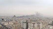 فوری؛ آتش‌سوزی در نیروگاه برق آلستوم ستارخان تهران +فیلم