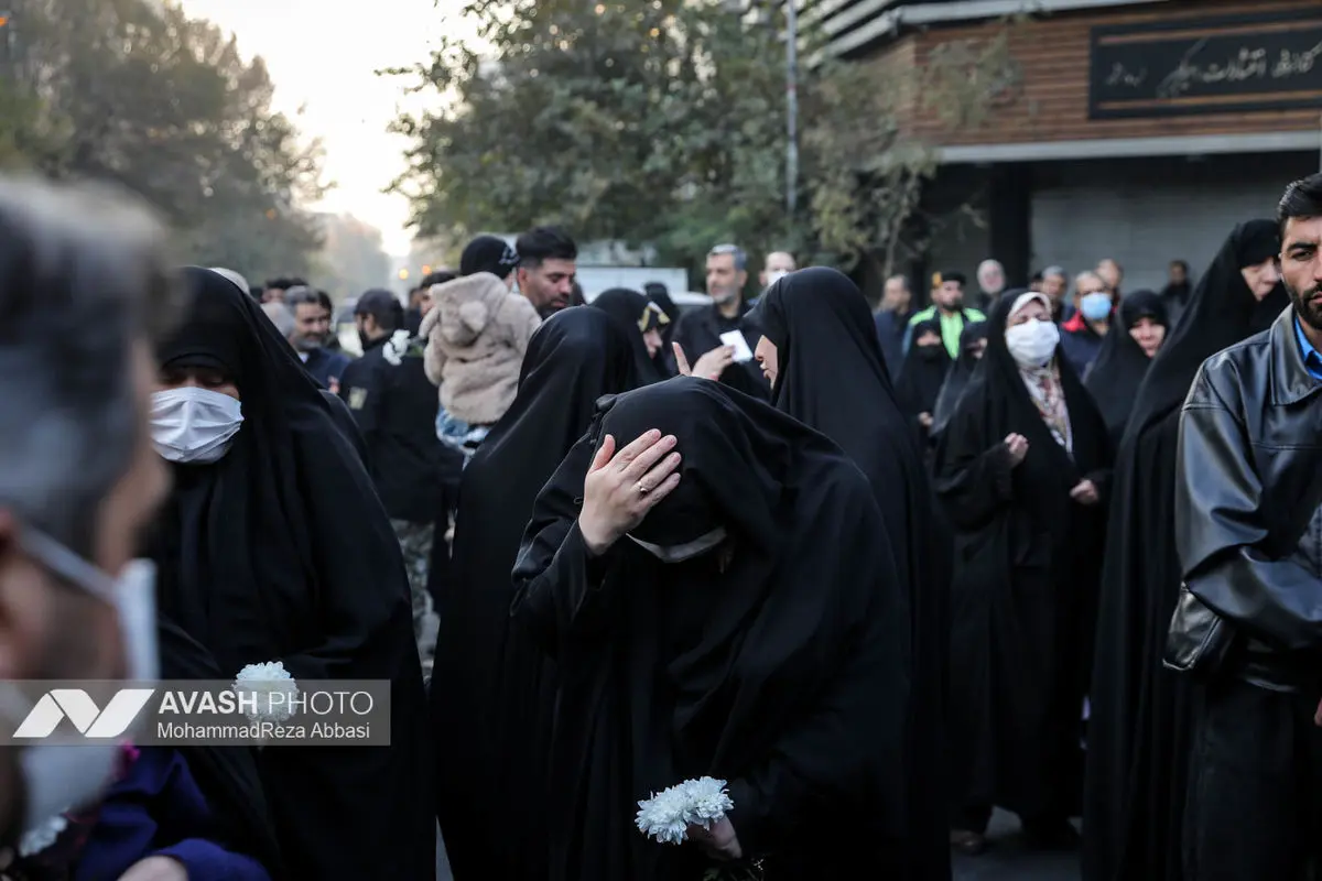 مراسم تشییع پیکرهای ۱۰۰ شهید گمنام - تهران