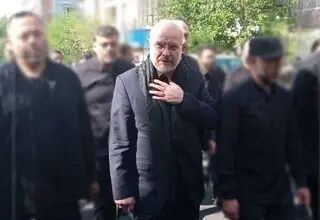 حضور قالیباف در مراسم گرامیداشت شهدای اقتدار ارتش