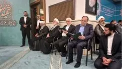 حضور محمدرضا عارف در مراسم سالگرد شهدای خدمت
