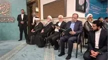 حضور محمدرضا عارف در مراسم سالگرد شهدای خدمت
