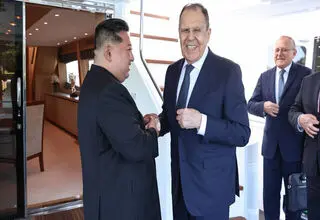 لاوروف با رهبر کره شمالی دیدار کرد 