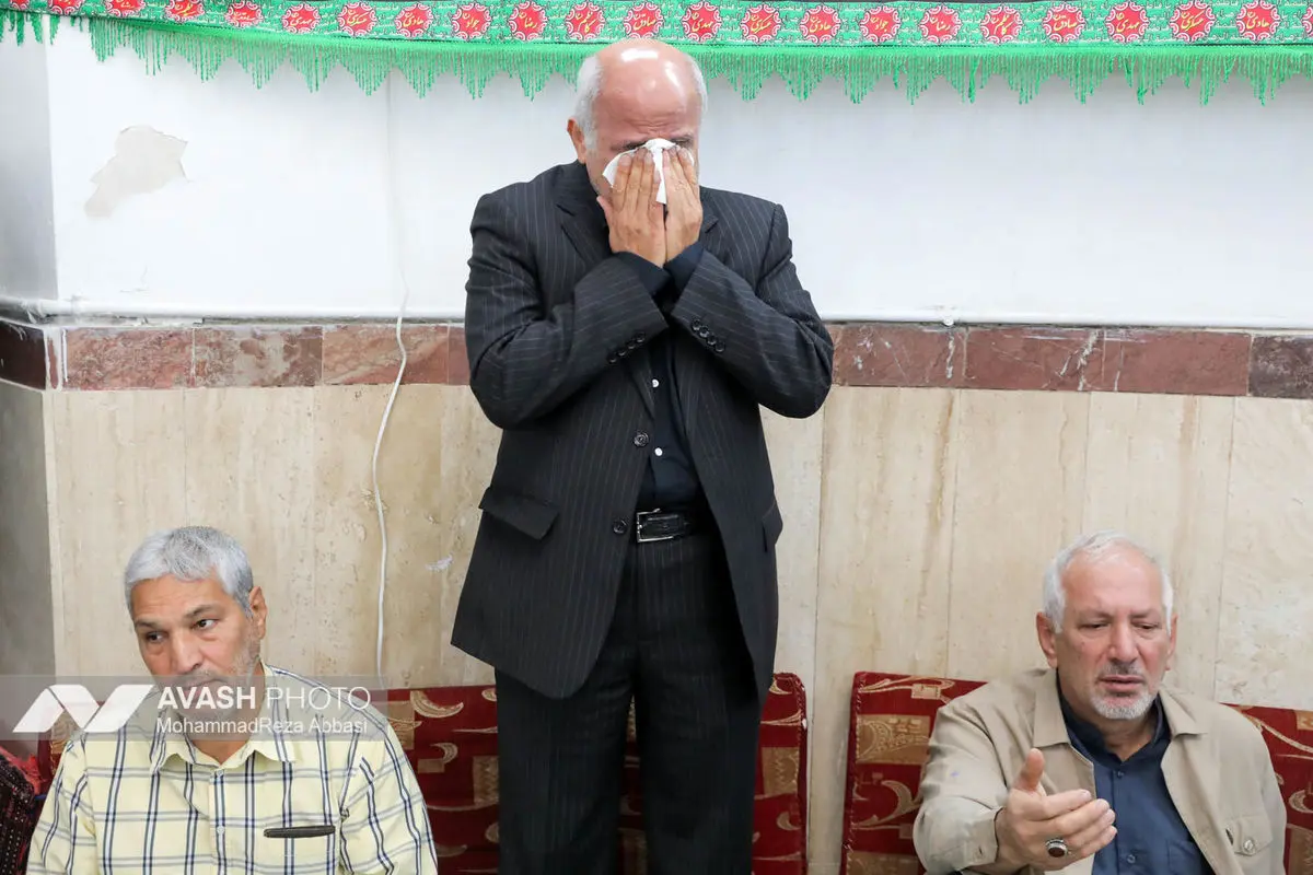 مراسم تشییع سید محمد تاج زاده