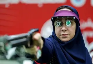 مدال طلا تیم میکس تپانچه بادی ایران در قهرمانی جهان