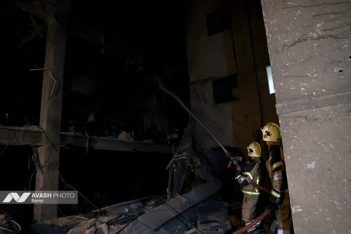 حمله موشکی آمریکایی - صهیونیستی به مناطقی از شمال تهران