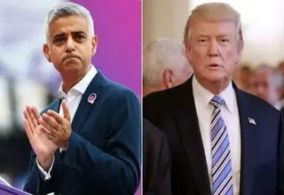 جدال تازه ترامپ و صادق خان؛ از «ضیافت ویندسور» تا گذشته‌ای پر از حملات لفظی