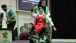دو طلای اول ایران در دبی به نام دختران وزنه‌بردار