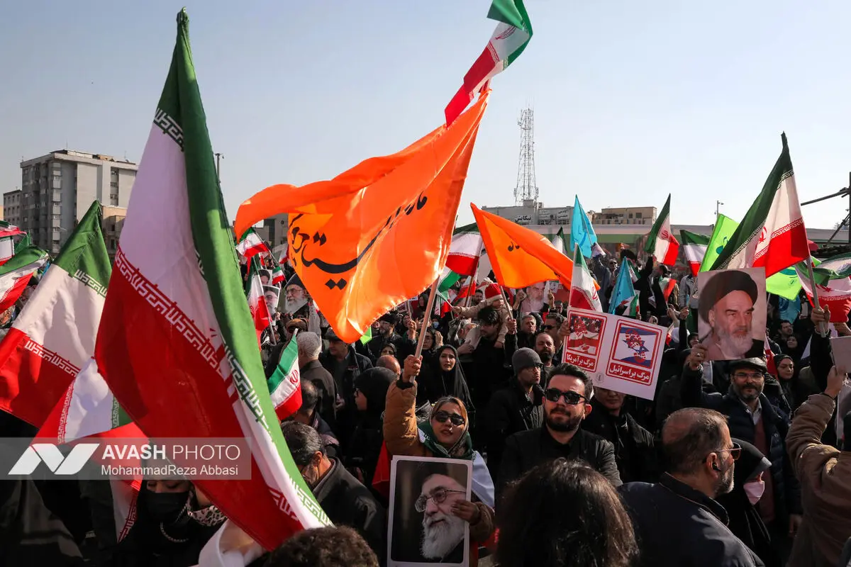 راهپیمایی محکومیت اقدامات تروریستی آمریکا و رژیم صهیونیستی علیه ملت ایران - تهران