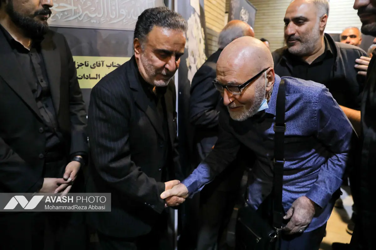 مراسم ترحیم سیدمحمد تاج‌زاده