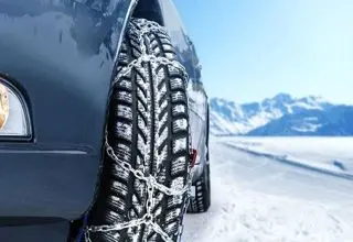 تردد با زنجیر چرخ در این محور الزامیست