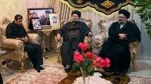 حضور سیدحسن خمینی در منزل سردار سپهبد شهید