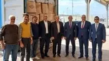 بازدیدسفیر ایران از وضعیت ترانزیت کامیونها در مرز آذربایجان – گرجستان