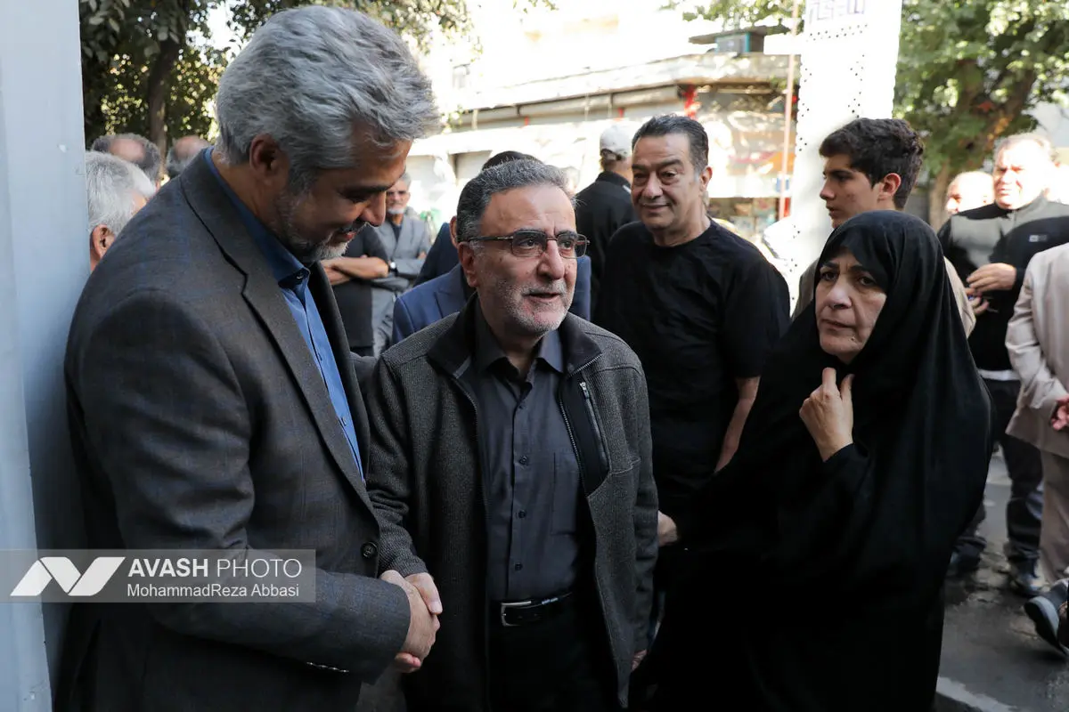 مراسم تشییع سید محمد تاج زاده